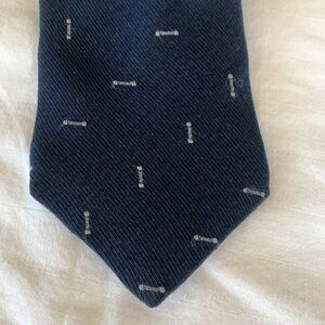 ARMANI COLLEZIONI Italy Navy Silk Tie